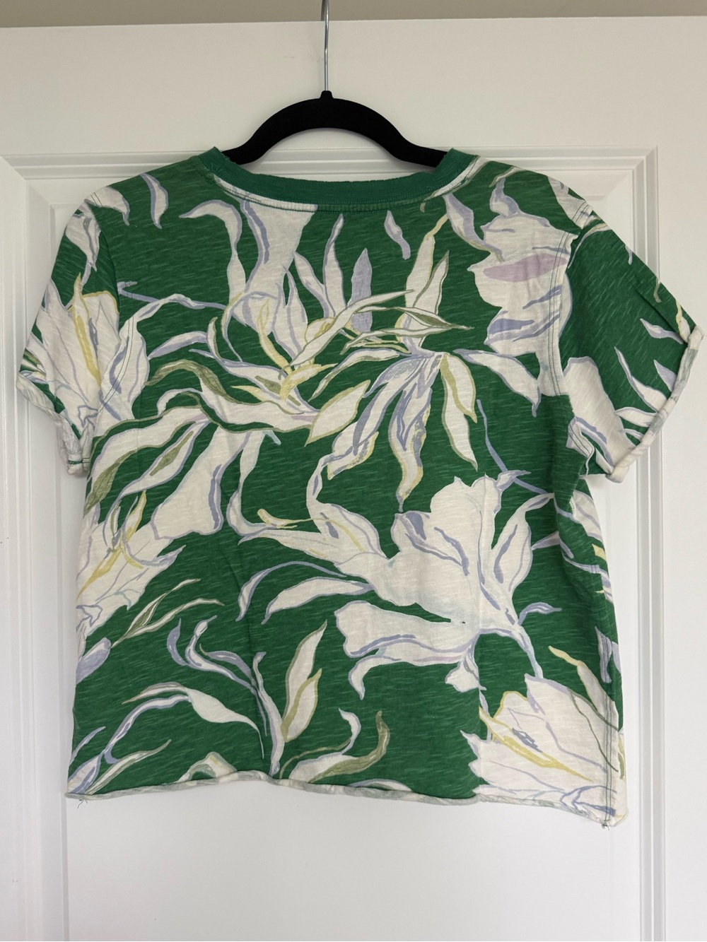 Maeve Anthropologie 100% Cotton Floral Printed Shirt size Small - Picture 5 of 7